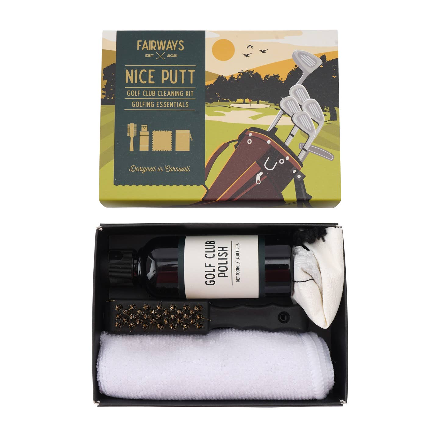 CGB Giftware GB07477 Fairways Nice Putt Golf Club Cleaning Kit