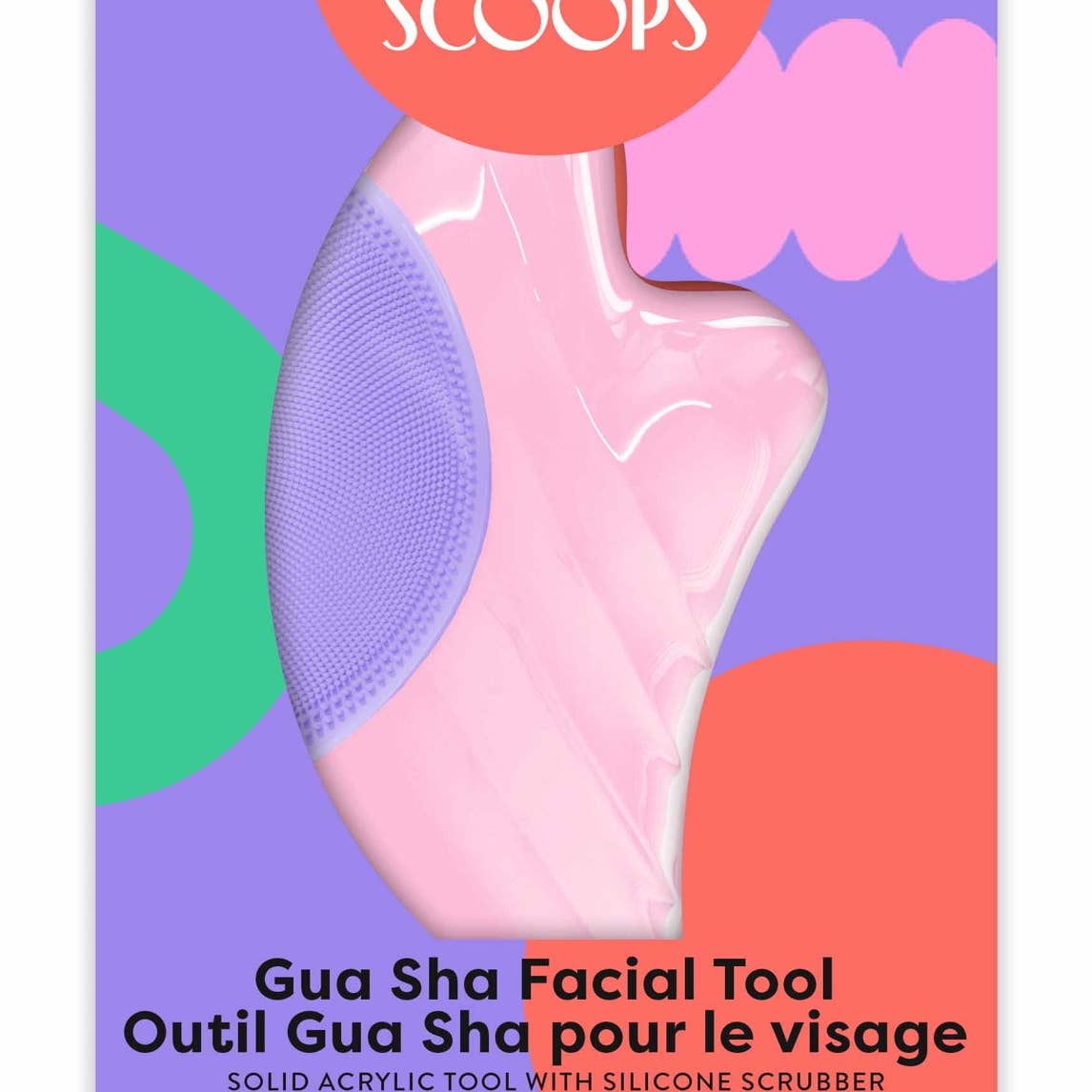 Studio Oh! GUA02 Purple Doodles Gua Sha Facial Tool