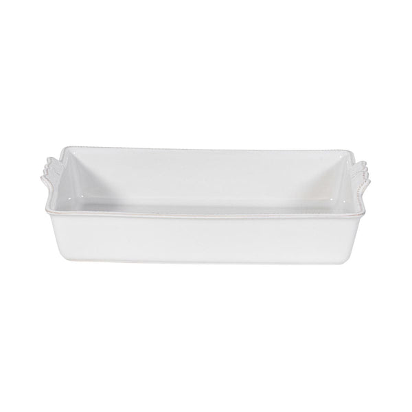 Juliska JA20X/W Berry & Thread 13" Rectangular Baker- Whitewash