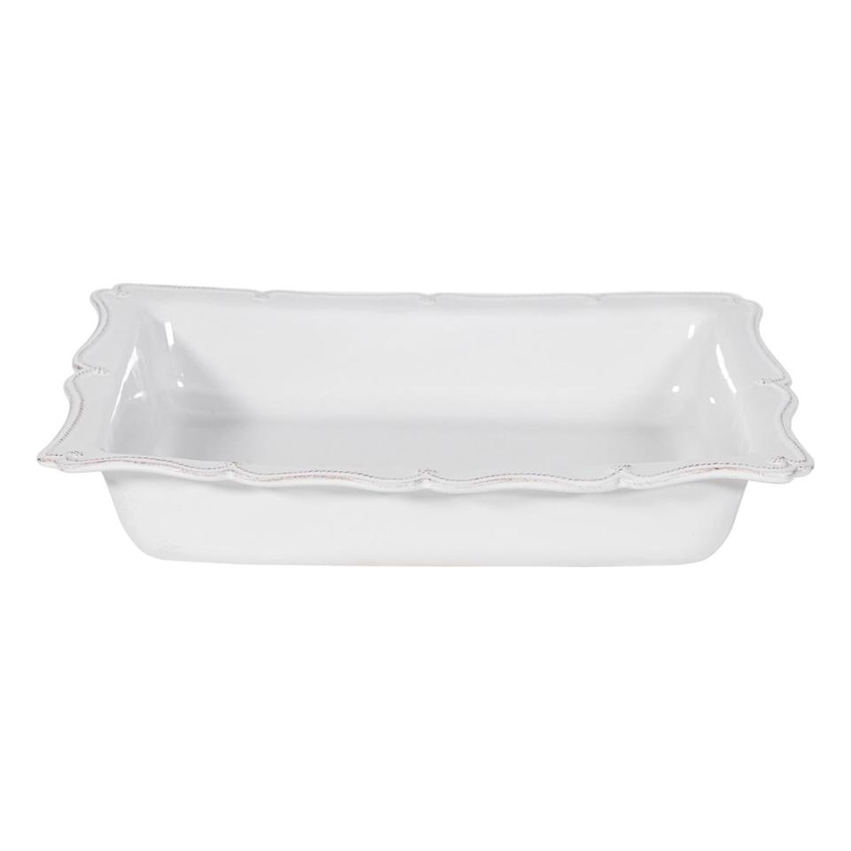 Juliska JA23X/W Berry & Thread 17" Rectangular Baker - Whitewash