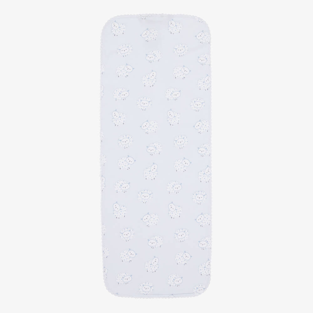 Kissy Kissy KB310455O Fleecy Sheep Burp - Light Blue