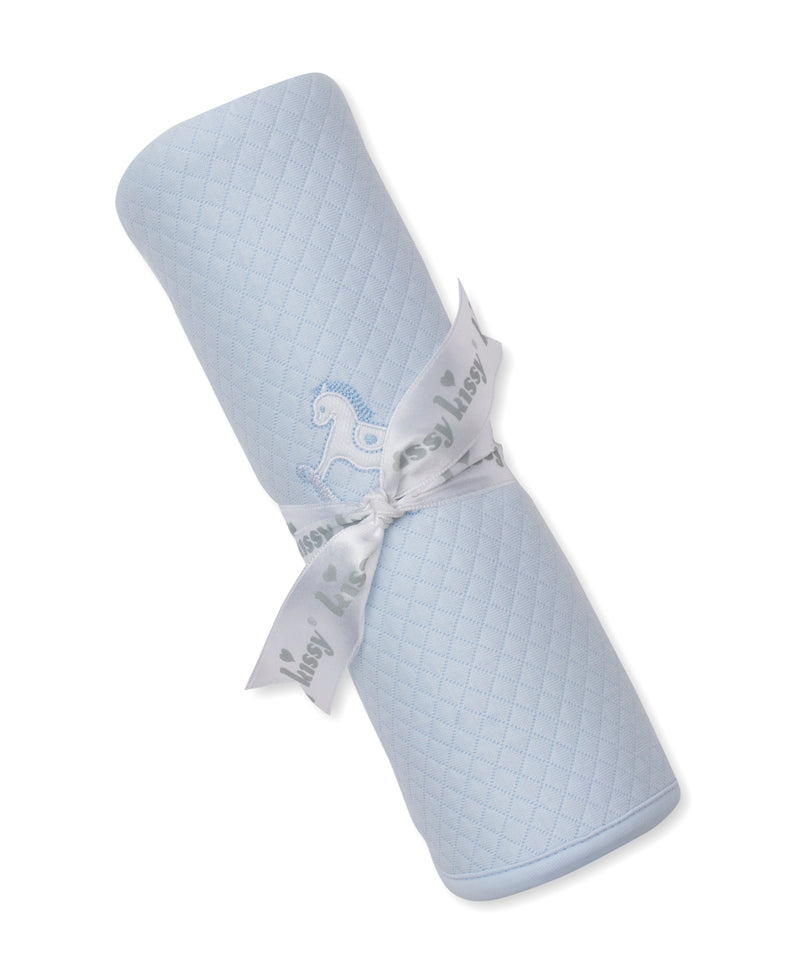 Kissy Kissy KB713000O Riding Rocker Jacquard Blanket