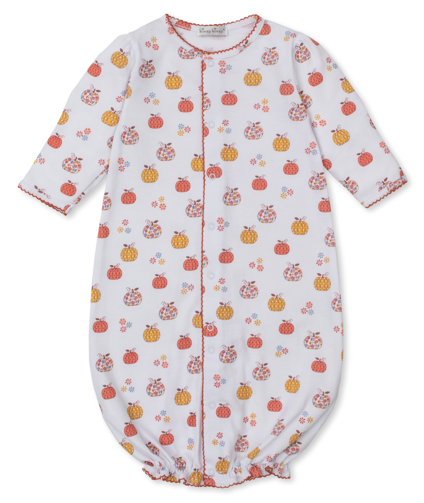 Kissy Kissy KGW13291N Patchwork Pumpkin Conversion Gown - Small