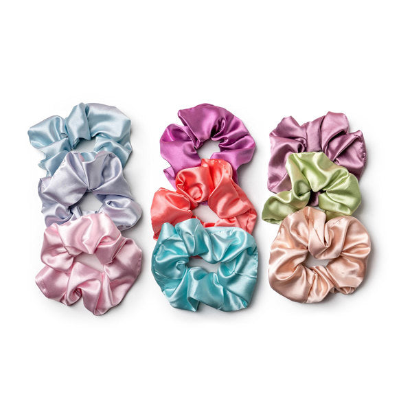 Lemon Lavender LLSCR24 Mane Squeeze Oversized Satin Scrunchies - 3 Pack