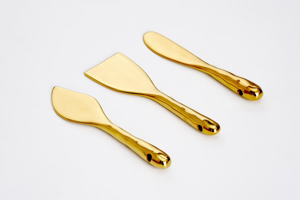 Pampa Bay MAD4011G Set of 3 Cheese Knives