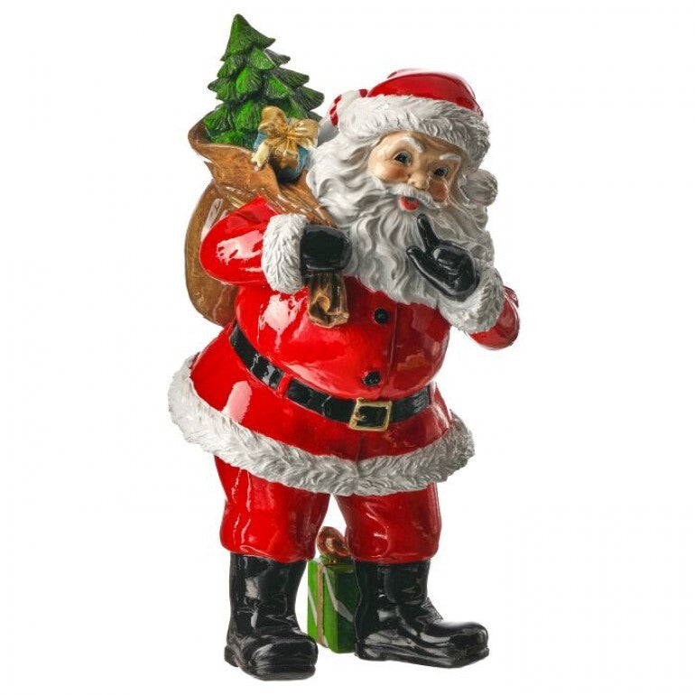 Regency International MTX75184 Resin Santa W/Toy Sack - 10"