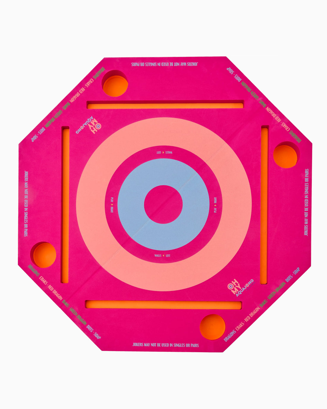 Oh My Mahjong OMM463 Pink Aqua Jong Pool Mat
