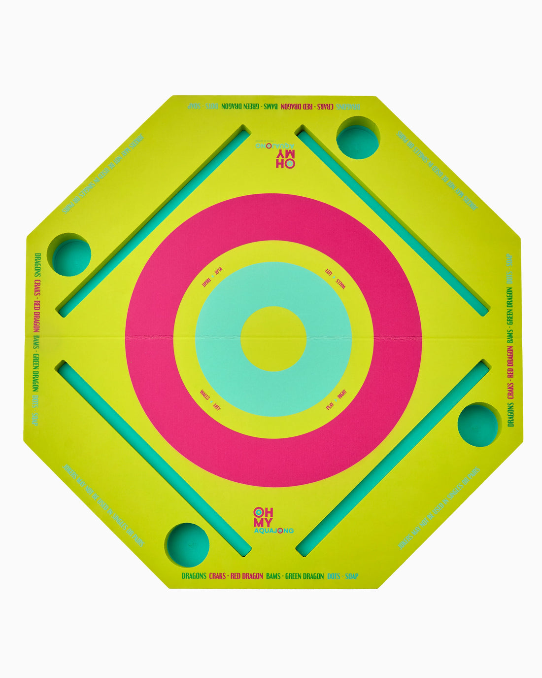 Oh My Mahjong OMM464 Green Aqua Jong Pool Mat