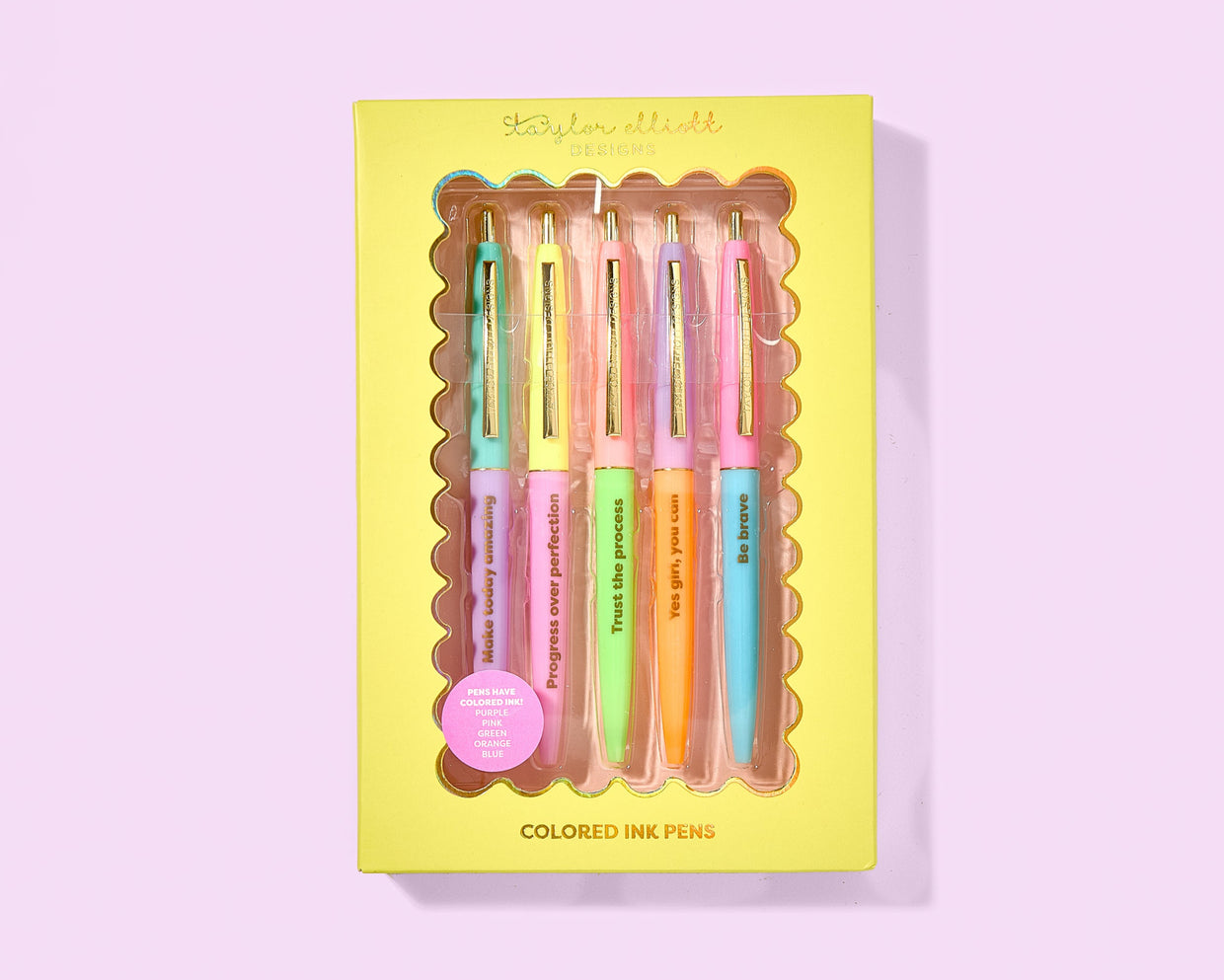 Taylor Elliott Designs PEN-27 Happy Pens - Set of 5