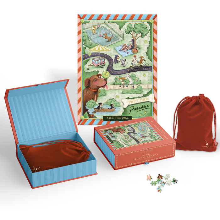 Good Juju Ink PZ0014 Bark In the Park 500-Piece Puzzle
