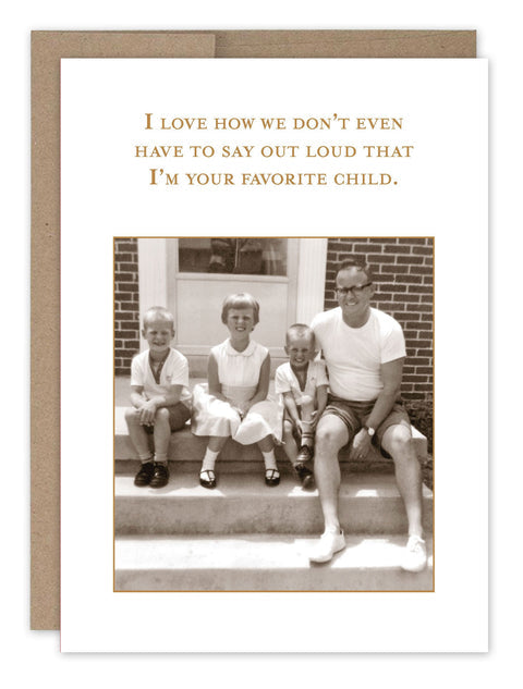 Shannon Martin SM602 Favorite Child Family Birthday Card