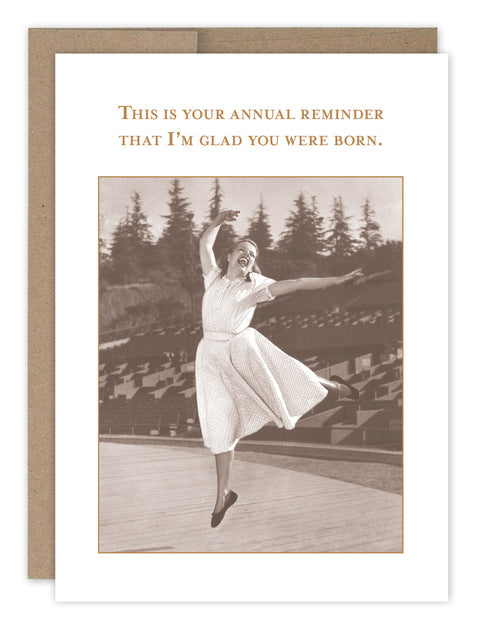 Shannon Martin SM784 Glad You Were Born Birthday Card