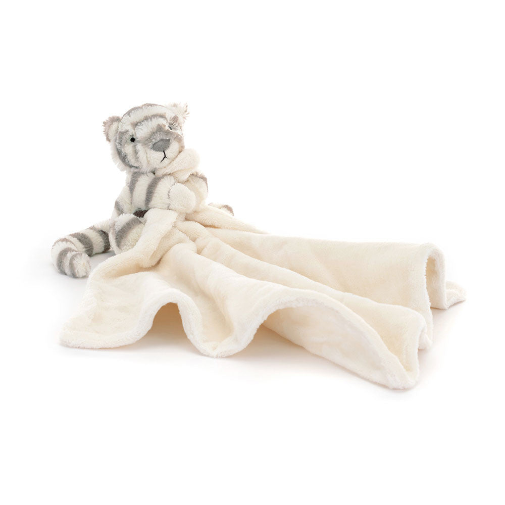 Jellycat SO4ST Bashful Snow Tiger Soother