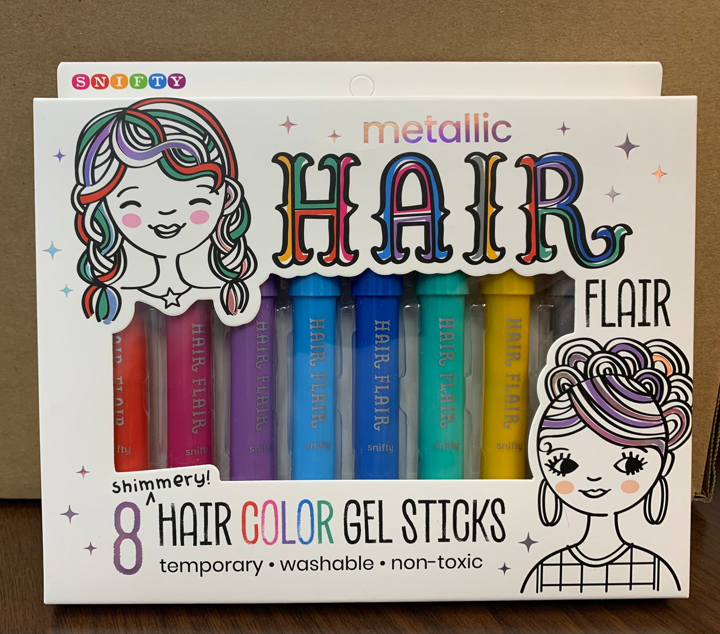 Snifty SPBS044 Hair Flair Metallic Gel Sticks