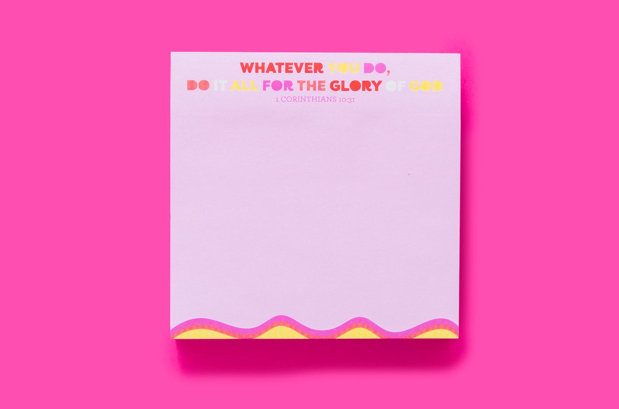 Taylor Elliott Designs SR-08 Sticky Notes Pad - Bible Verse