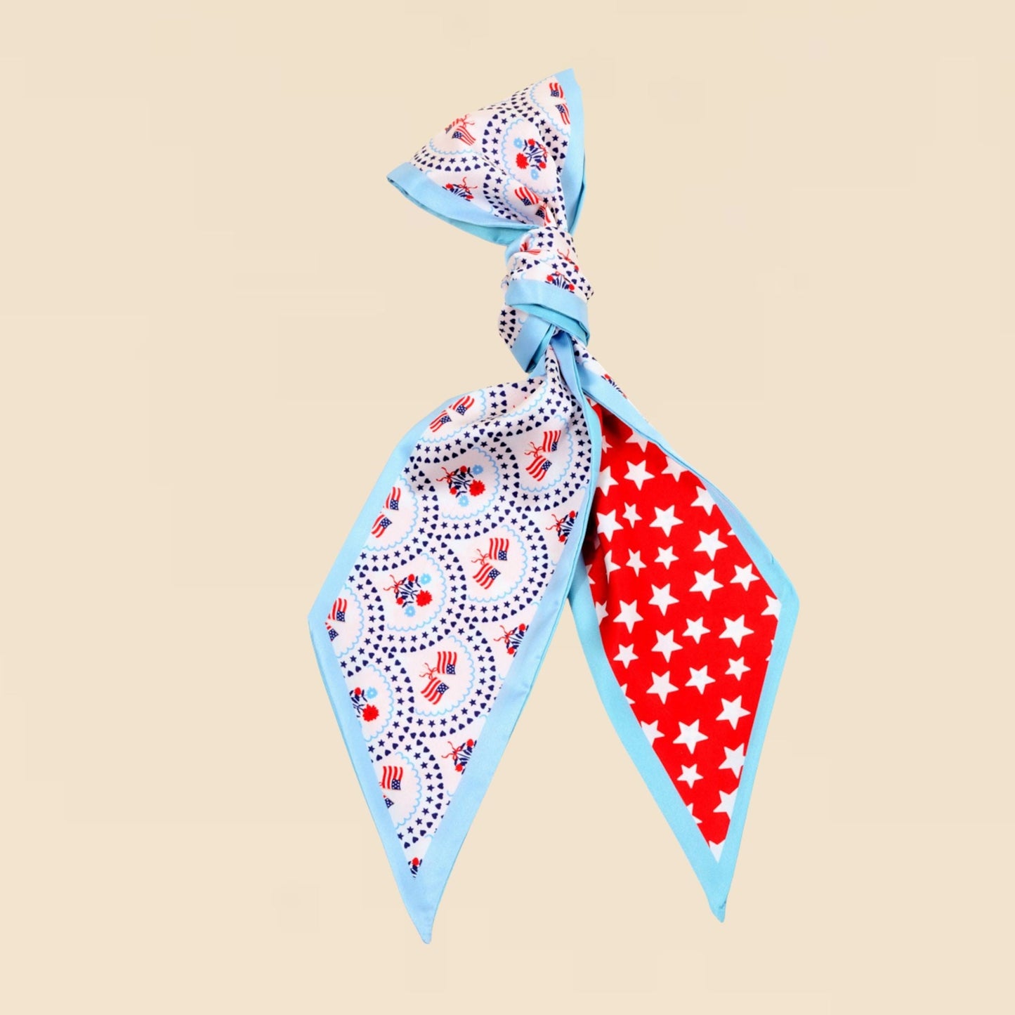 the darling effect SS-TTSCF-AAD Twirl and Tie Scarf - All-American Darling