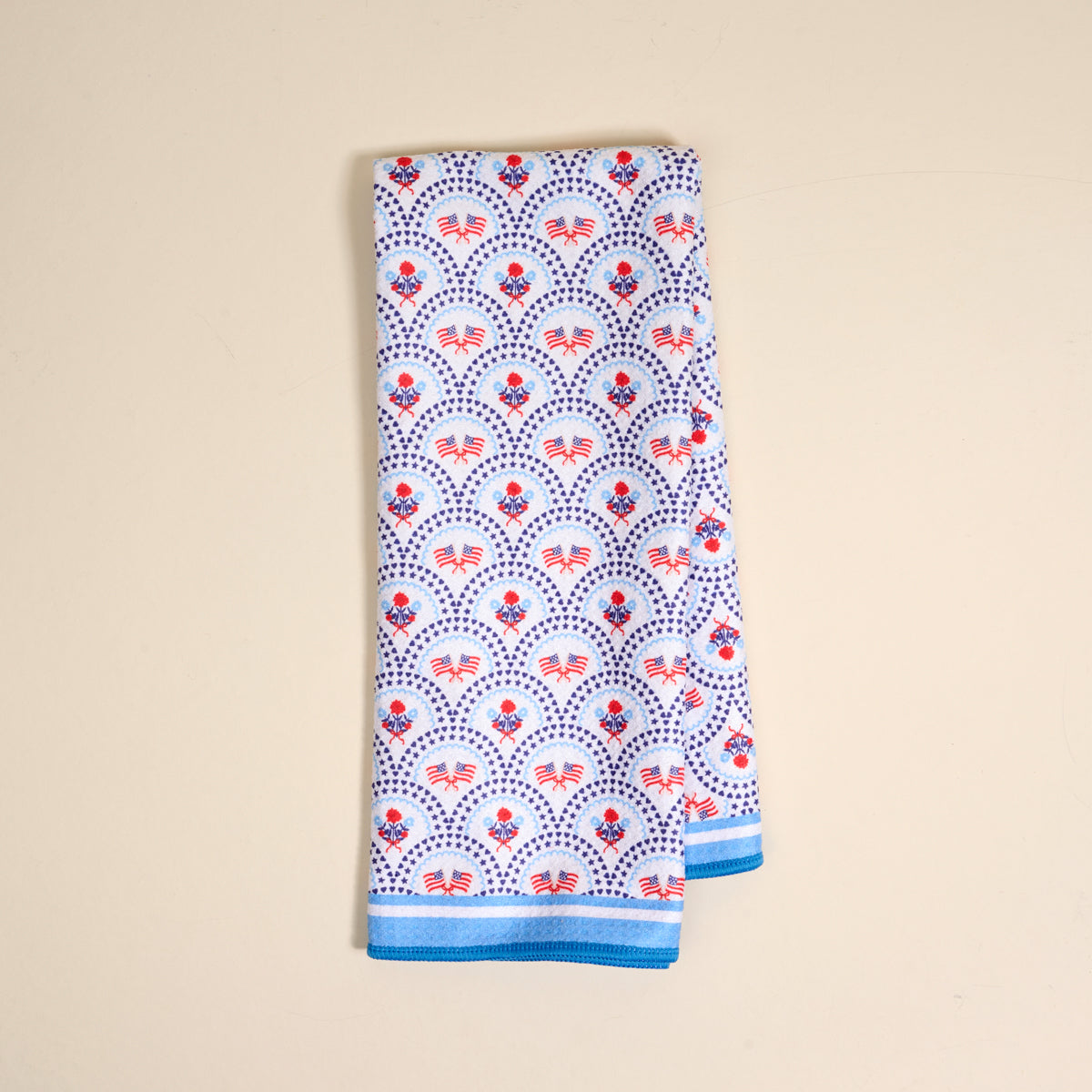 the darling effect SS-WFTEATWL-AAD Waffle Tea Towel - All-American Darling