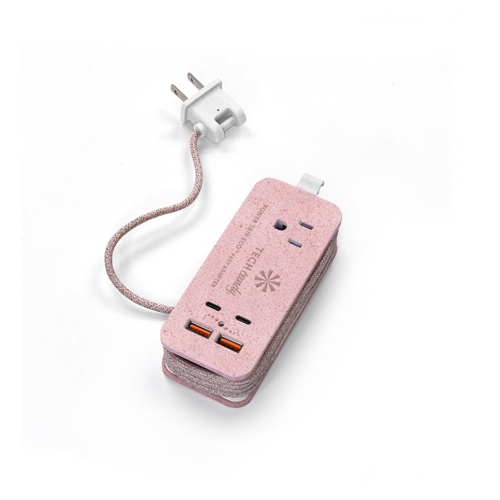 Tech Candy TC-PTE Power Trip Eco Outlet/USB.USB-C Fast Charging Electronics Station