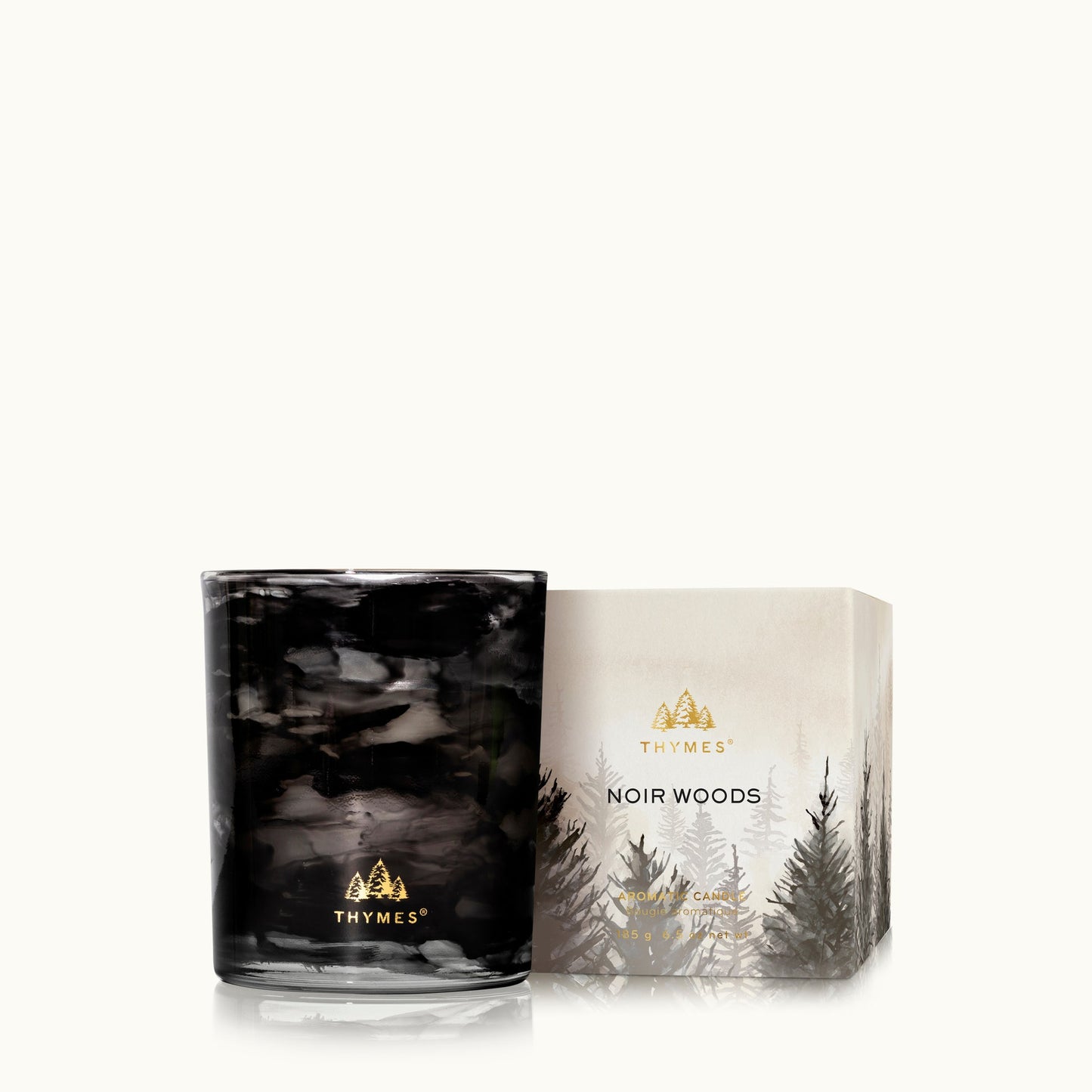 Thymes TH03575441500 Noir Woods Poured Candle - 6.5 oz