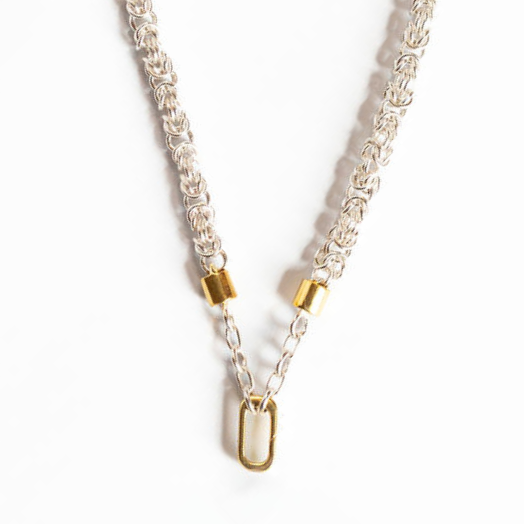 Winton and Wait Loop Chain Necklace - Silver