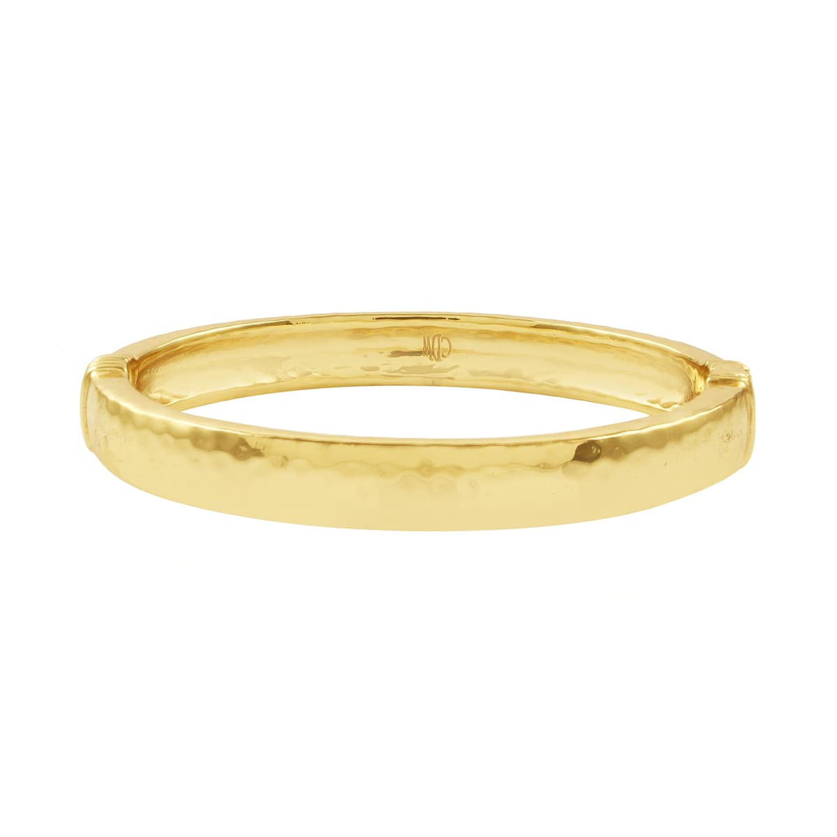 Juliska Capucine De Wulf ZCB09/710 Cleopatra Oval Hinged Bangle - S/M Gold