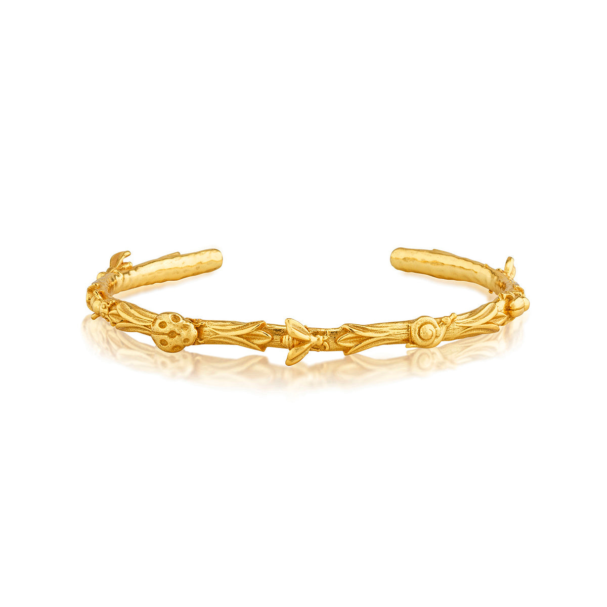 Juliska Capucine De Wulf ZMWB04/710 Meadow Companions Petite Cuff - Gold