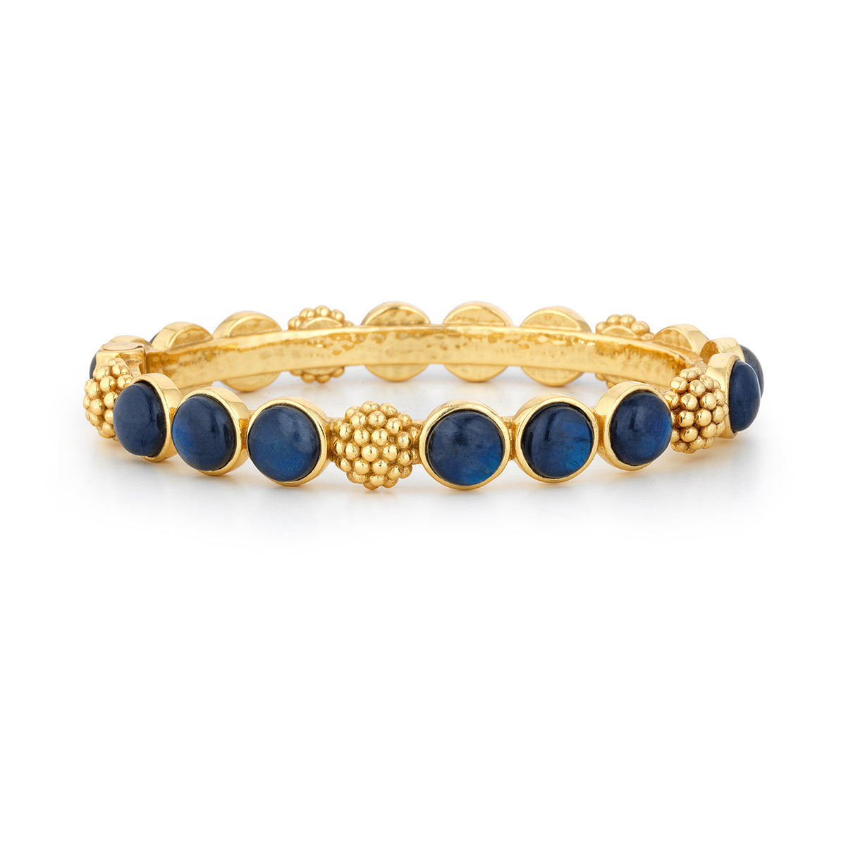 Juliska Capucine De Wulf ZYB07/460 Berry Gem Hinged Bangle - Blue Labradorite