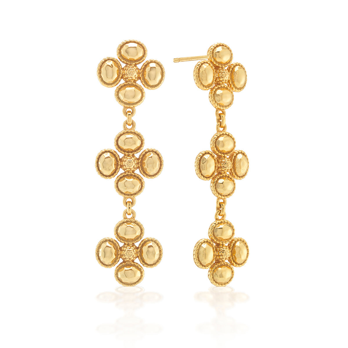Juliska Capucine De Wulf ZYE19/710 Berry Clover Linear Earrings