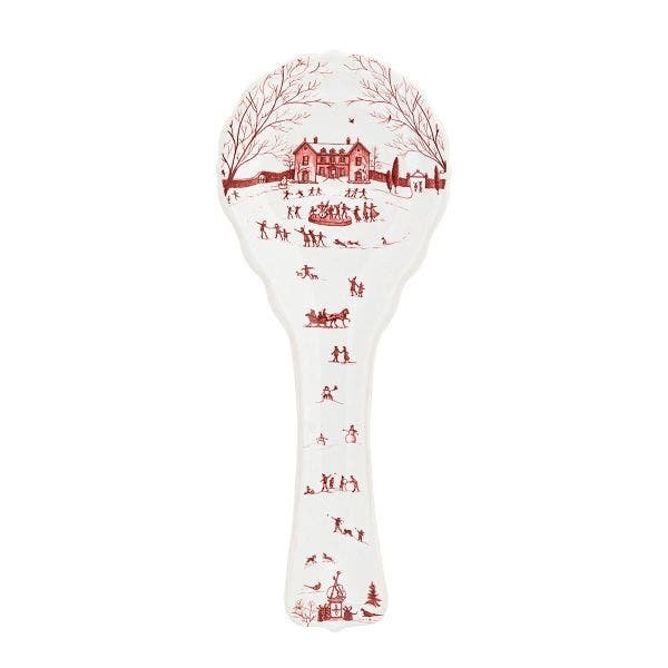 Juliska CE103/73 Country Estate Winter Frolic Ruby Spoon Rest