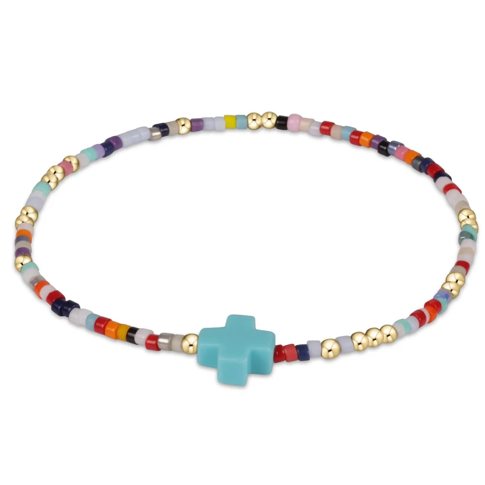 enewton Hope Unwritten Signature Cross Bracelet