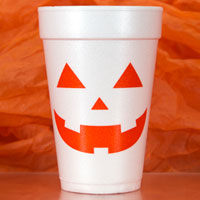 Print Appeal Halloween Styrofoam Cups - Package of 10