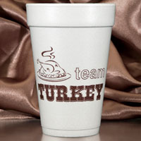 Print Appeal Thanksgiving Styrofoam Cups - Package of 10