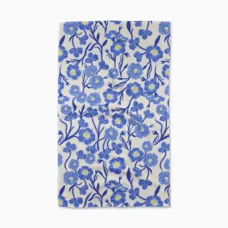 Geometry Primavera Blooms Tea Towel