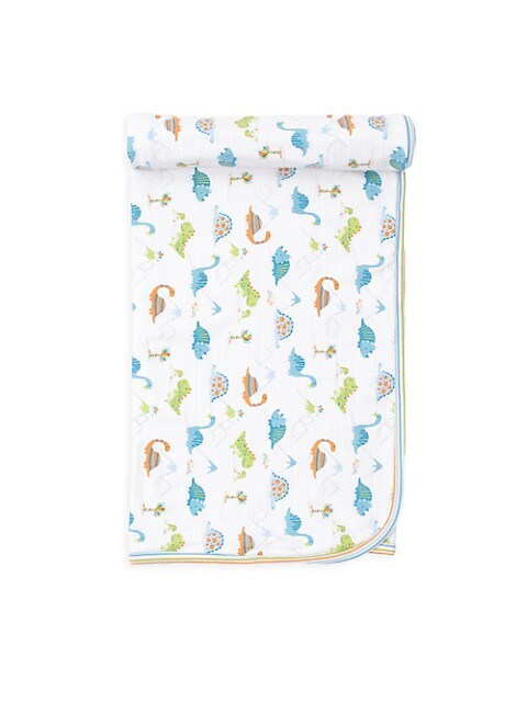 Kissy Kissy KB707006O Dinodigs Reversible Blanket