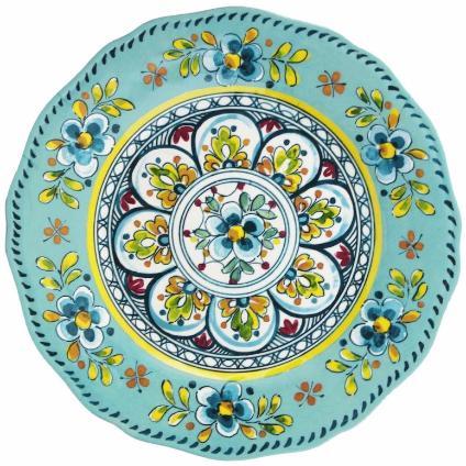 Le Cadeaux 229MADT Madrid Turquoise 9" Salad Plate