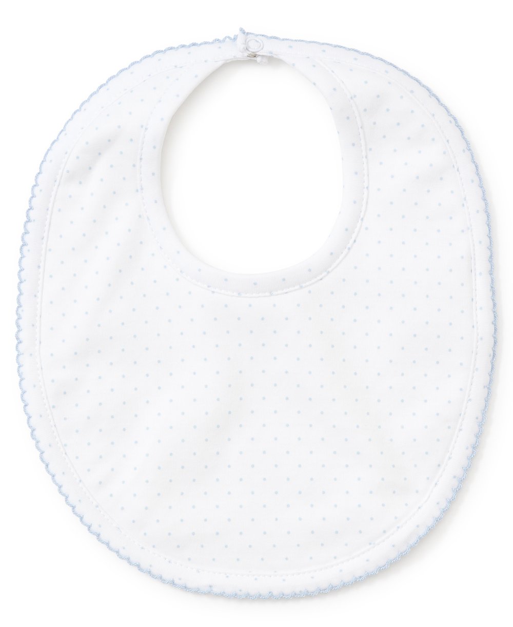 Kissy Kissy Dots Print Bib White/Blue