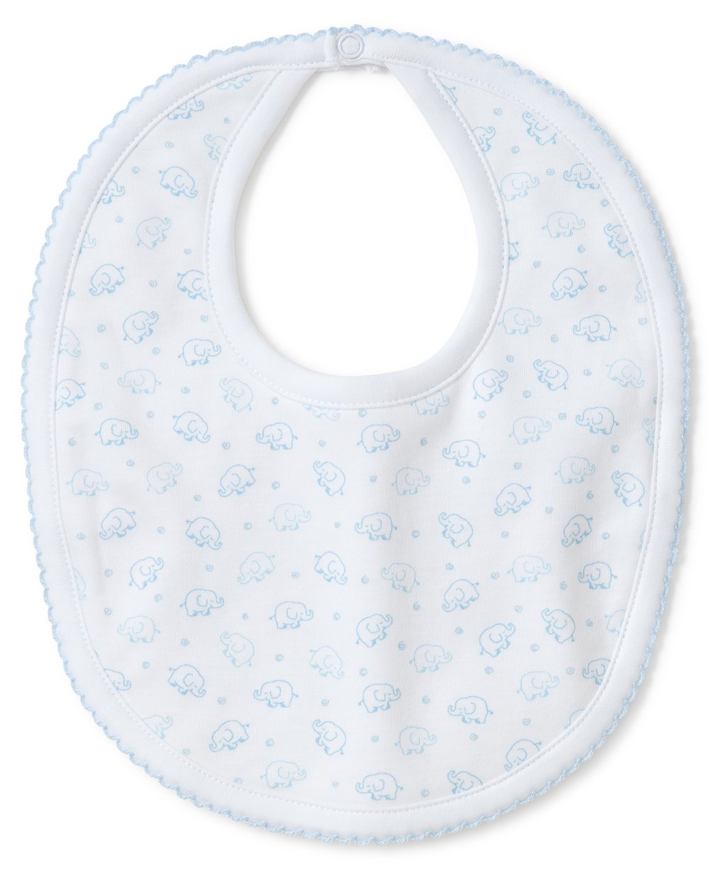 Kissy Kissy Ele-fun Blue Bib