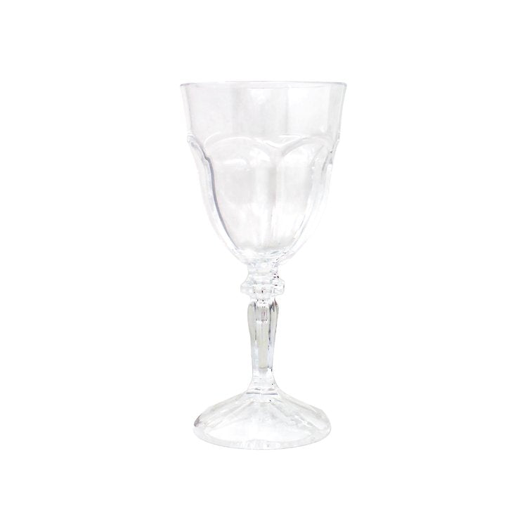 Le Cadeaux 613C Versailles Wine Glass Acrylic Clear