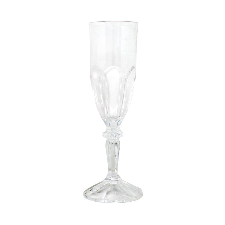 Le Cadeaux 616C Versailles Champagne Flute Acrylic Clear
