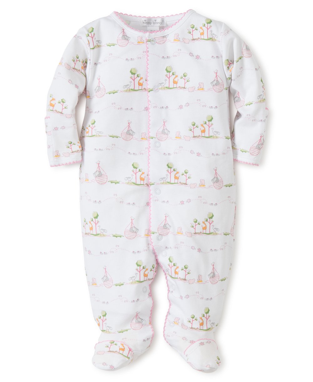 Kissy Kissy F1635304P Noah's Print Footie