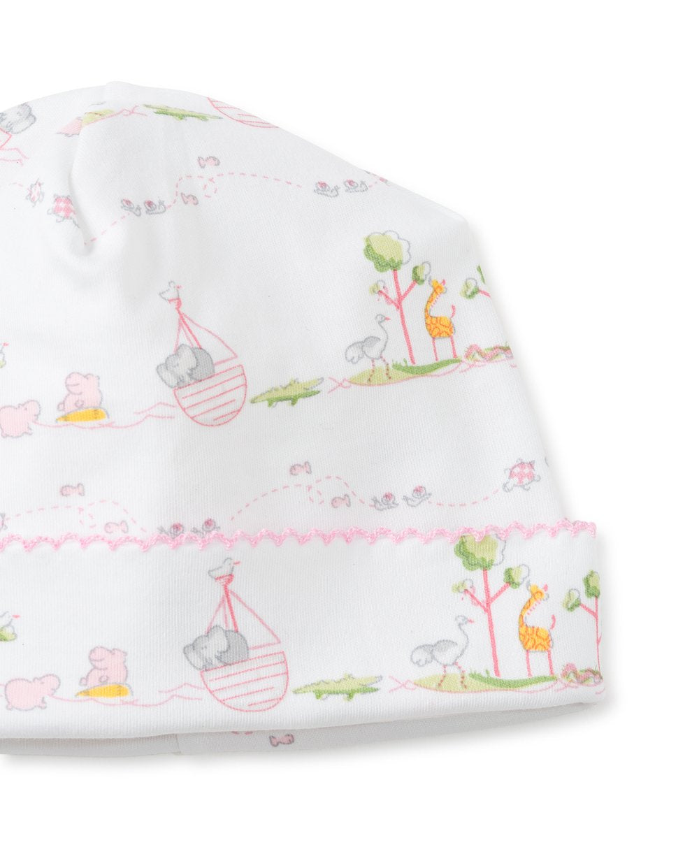Kissy Kissy Noah's Print Pink Hat
