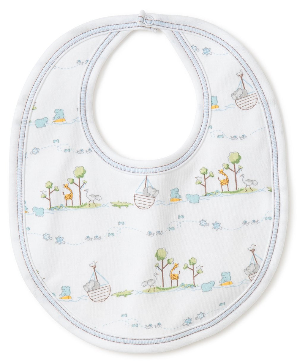 Kissy Kissy F1635313P Noah's Print Blue Bib