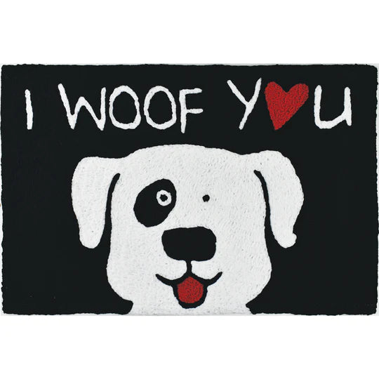 Jellybean JB-JTW002 I Woof You Rug - 20" x 30"