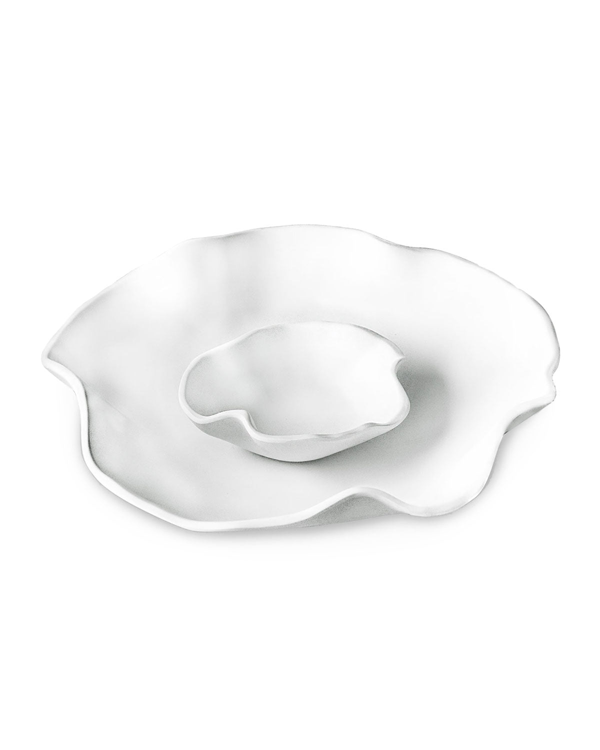 Beatriz Ball 2480 VIDA Nube Bowl w/Dip White