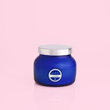 Capri Blue CB-513-VOL Volcano 8 oz Petite Blue Jar Candle