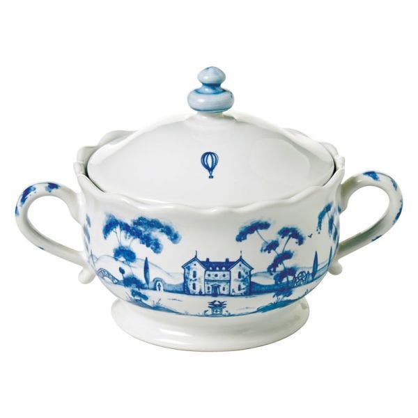 Juliska CE27/44 Country Estate Delft Blue Sugar Pot