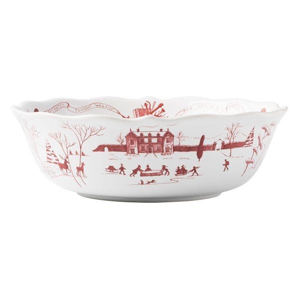 Juliska CE31X/73 Country Estate Winter Frolic Ruby 10" Serving Bowl