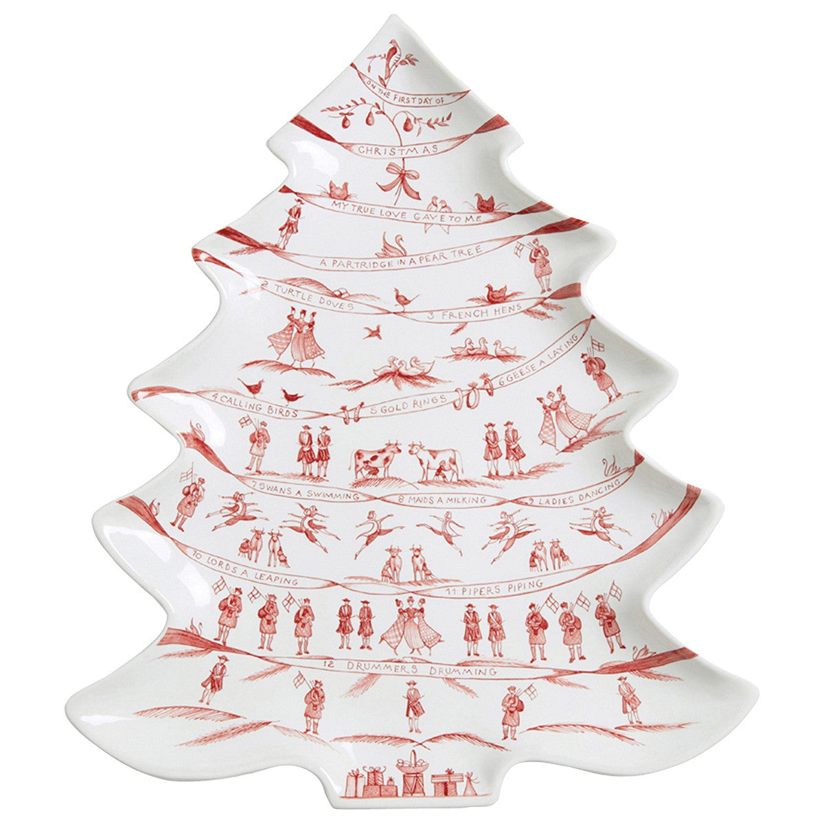 Juliska CE83/73 Country Estate Winter Frolic Ruby Tree Platter