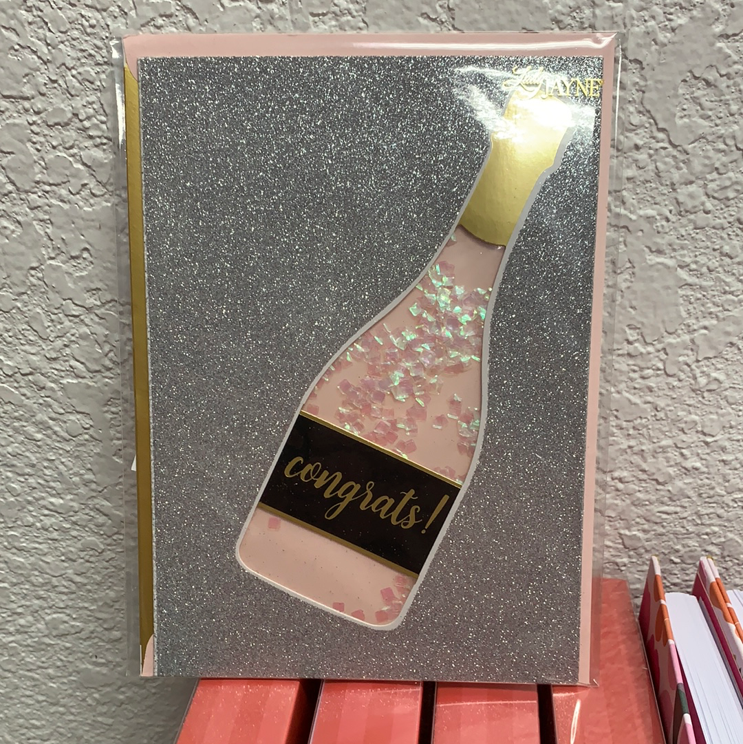 Lady Jayne 83148 Congrats Champagne Greeting Card