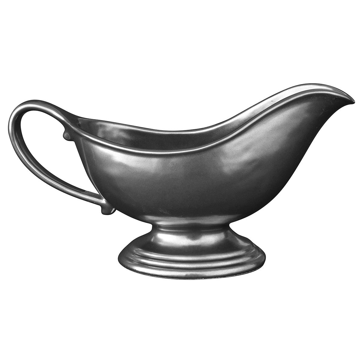 Juliska KP32/91 Pewter Stoneware Sauce Boat 10 oz